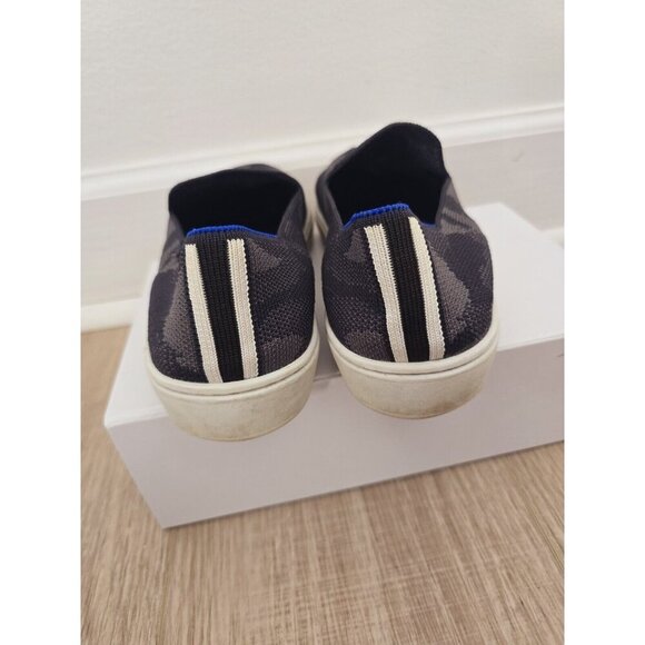 Rothy's The Original Slip On Camogrey Black Sneakers Shoes Womens Size 6.5 - Picture 9 of 13